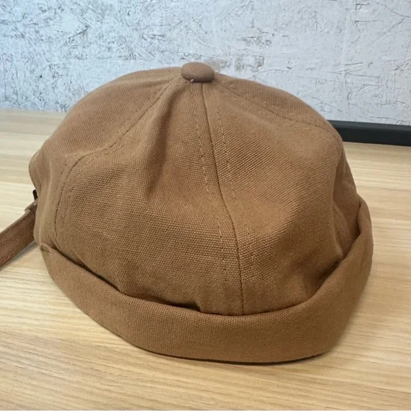 Brown Denim Cap - Picture 2 of 5